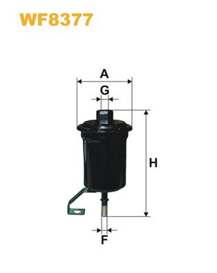 WIX FILTERS Degvielas filtrs WF8377